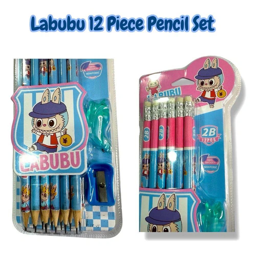 Labubu 12 Piece Pencil Set